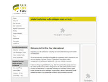 Tablet Screenshot of fair-for-you.com